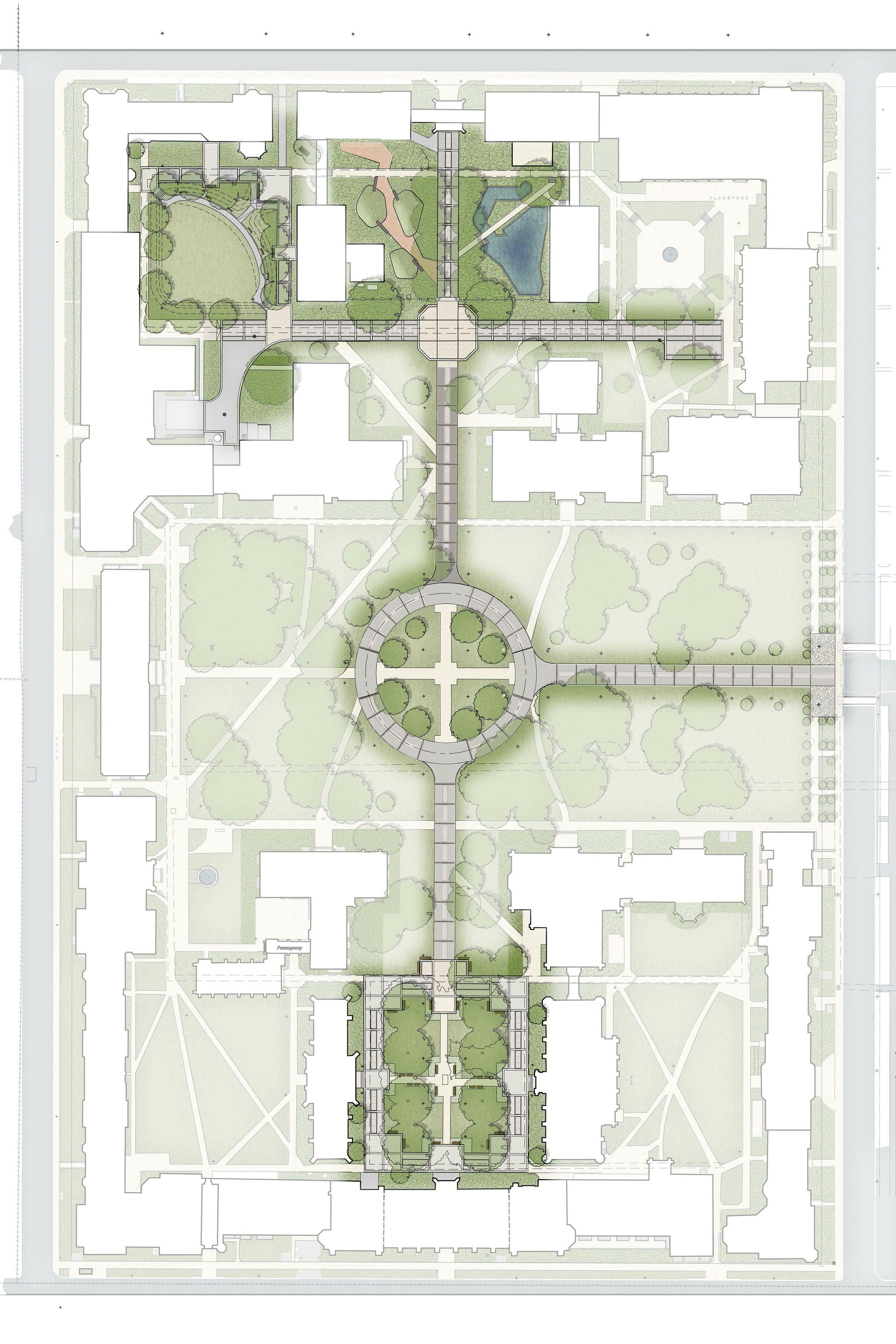 4 A aerial plan university of chicago hoerrschaudt